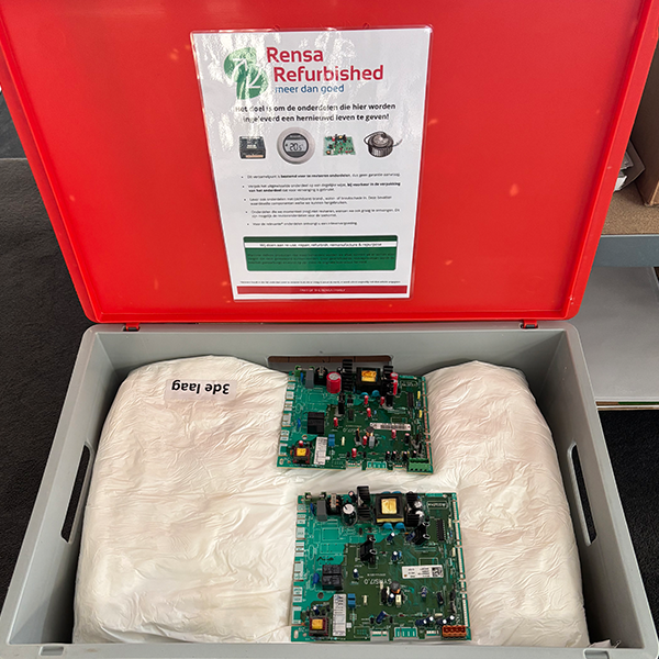 Rensa Refurbished levert materiaal waarin defecten op de juiste manier te verzenden zijn. 